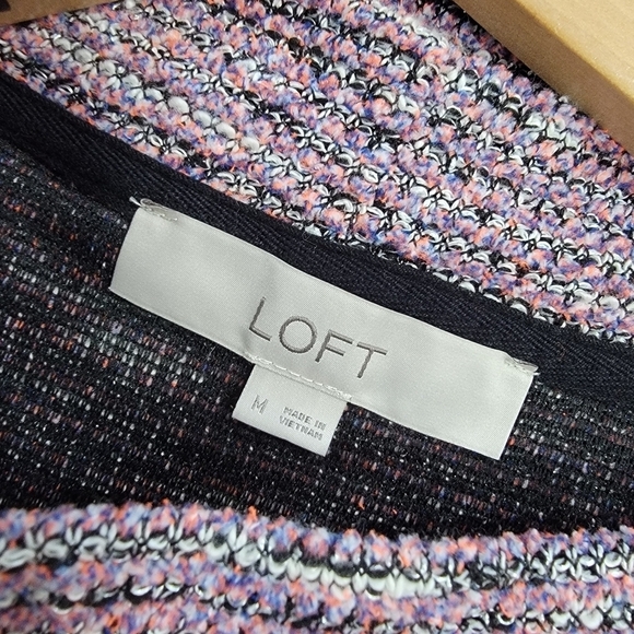 LOFT Mock Neck Knit Sweater Top Size Medium - Picture 12 of 15